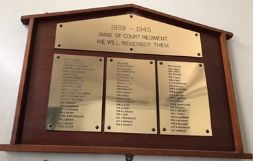 Three brass plaque mounted on a wooden board The 64 names are as those recorded in the LI Chapel Roll of Honour (listed at serial 1d below)